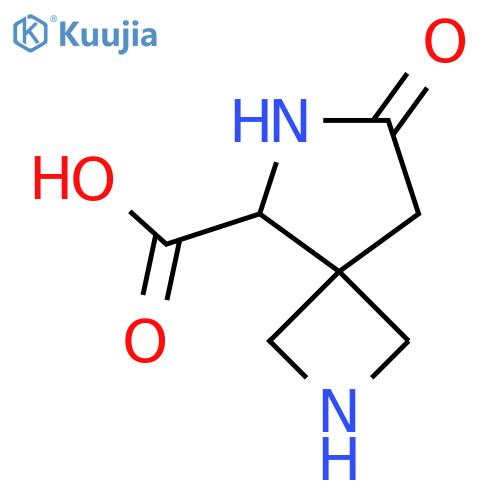 7-Oxo-2,6-diazaspiro[3.4]octane-5-carboxylic acid structure
