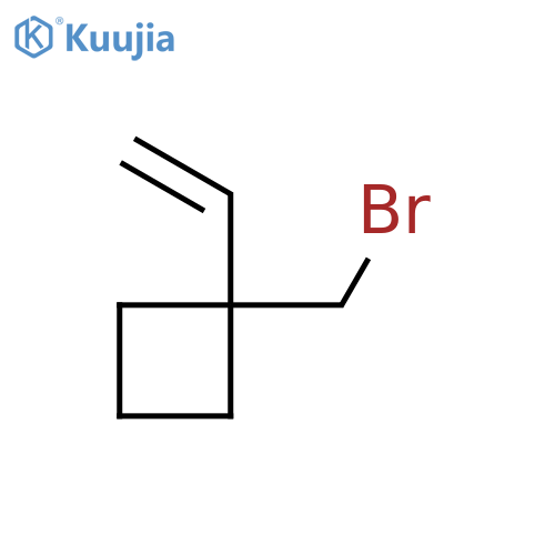 1-(Bromomethyl)-1-ethenylcyclobutane structure