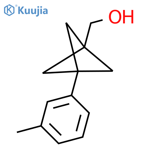 [3-(3-Methylphenyl)-1-bicyclo[1.1.1]pentanyl]methanol structure
