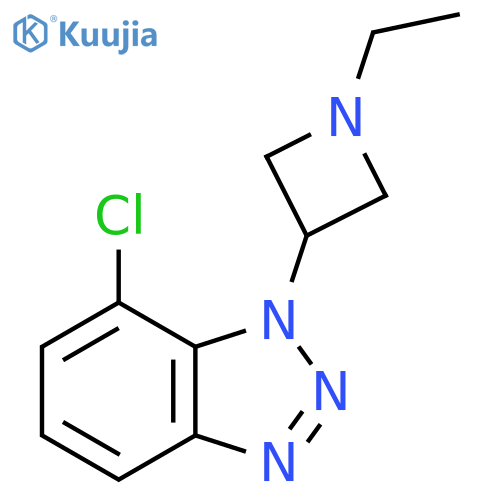 7-chloro-1-(1-ethylazetidin-3-yl)-1H-1,2,3-benzotriazole structure