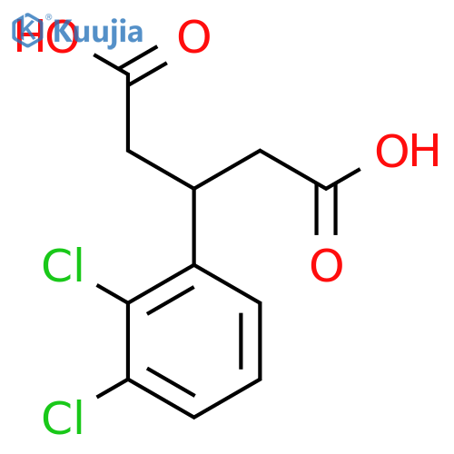 3-(2,3-Dichlorophenyl)pentanedioic acid structure
