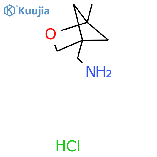 {1-methyl-2-oxabicyclo2.1.1hexan-4-yl}methanamine hydrochloride structure
