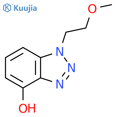 1-(2-methoxyethyl)-1H-1,2,3-benzotriazol-4-ol structure