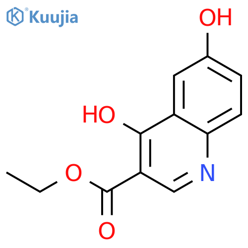 Ethyl 4,6-dihydroxyquinoline-3-carboxylate structure