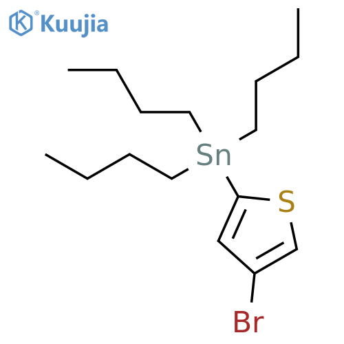 Stannane, (4-bromo-2-thienyl)tributyl- structure