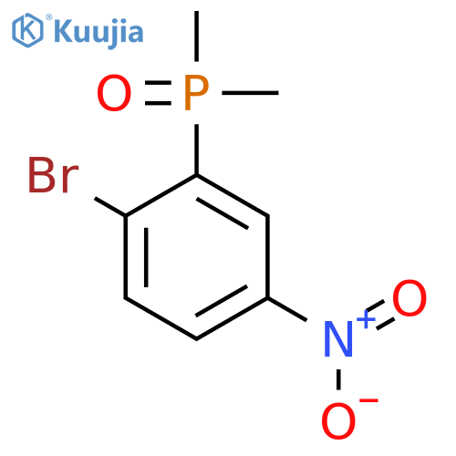 1-Bromo-2-dimethylphosphoryl-4-nitrobenzene structure