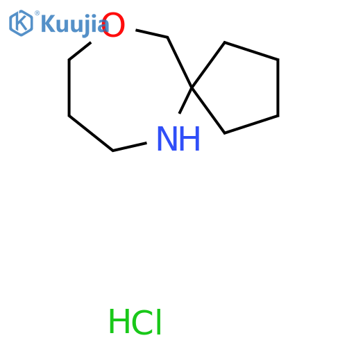 10-Oxa-6-azaspiro[4.6]undecane hydrochloride structure