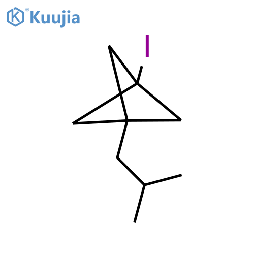 1-Iodo-3-(2-methylpropyl)bicyclo[1.1.1]pentane structure