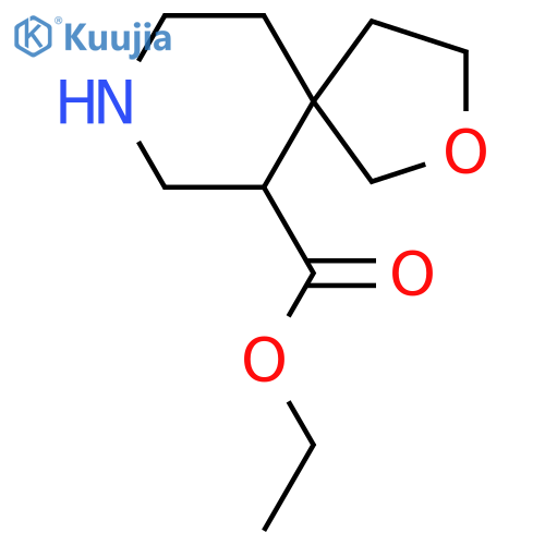 Ethyl 2-oxa-8-azaspiro[4.5]decane-6-carboxylate structure