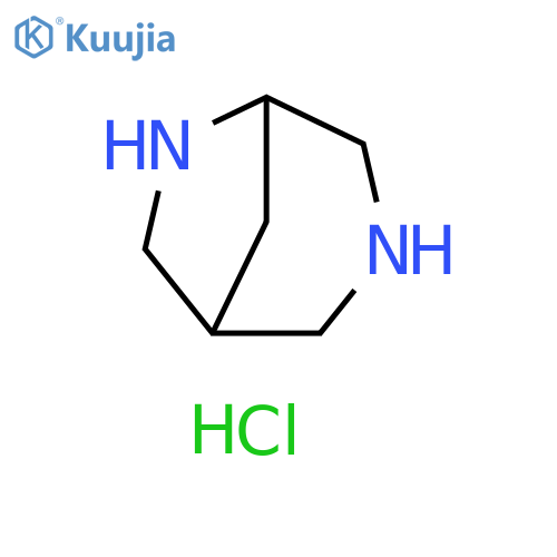 3,6-Diazabicyclo[3.2.1]octane, hydrochloride (1:2) structure
