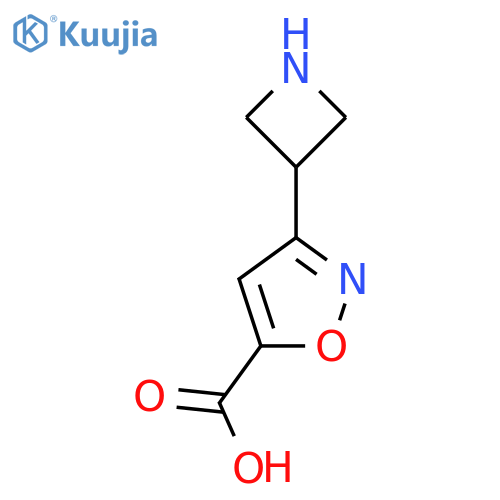 3-(Azetidin-3-yl)-1,2-oxazole-5-carboxylic acid structure