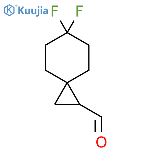 6,6-difluorospiro2.5octane-1-carbaldehyde structure