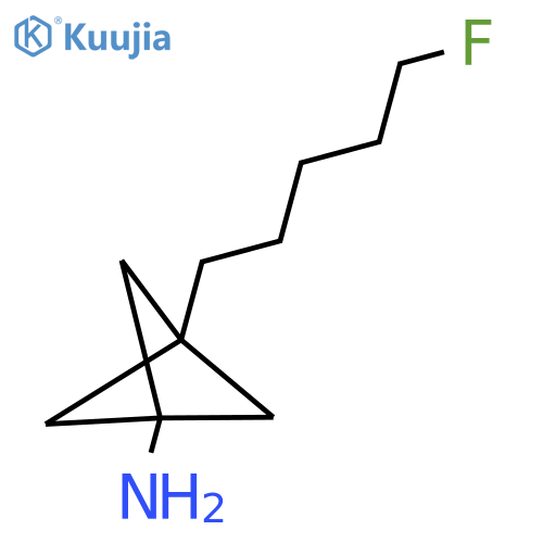 3-(5-Fluoropentyl)bicyclo[1.1.1]pentan-1-amine structure
