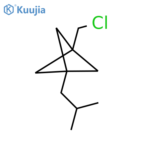 1-(Chloromethyl)-3-(2-methylpropyl)bicyclo[1.1.1]pentane structure