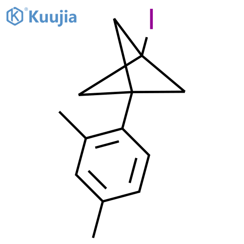 1-(2,4-Dimethylphenyl)-3-iodobicyclo[1.1.1]pentane structure