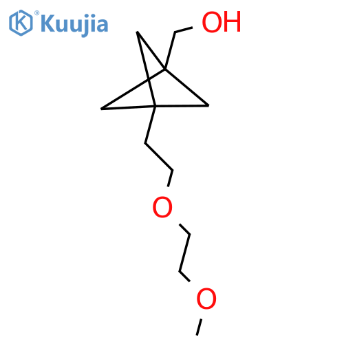 [3-[2-(2-Methoxyethoxy)ethyl]-1-bicyclo[1.1.1]pentanyl]methanol structure