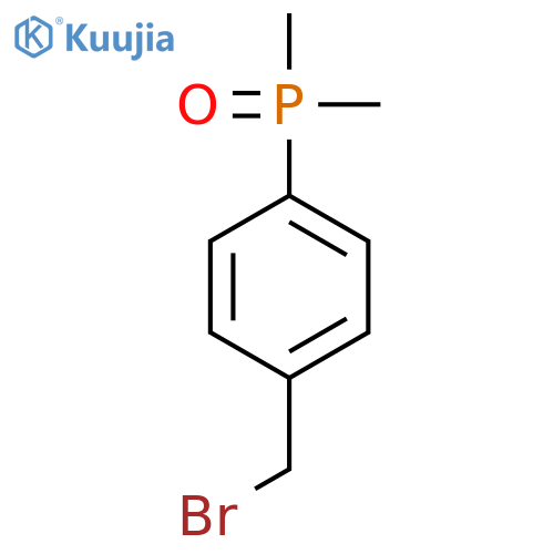 (4-(Bromomethyl)phenyl)dimethylphosphine oxide structure