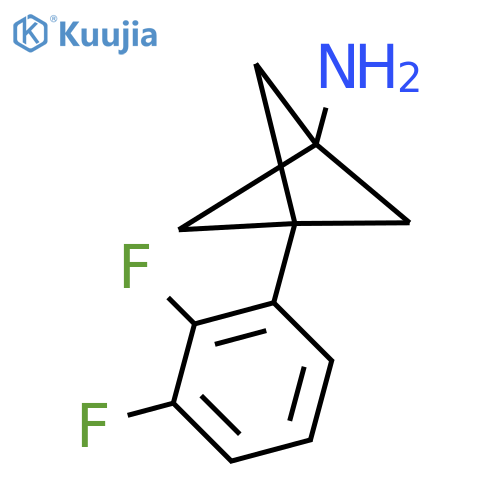 3-(2,3-Difluorophenyl)bicyclo[1.1.1]pentan-1-amine structure