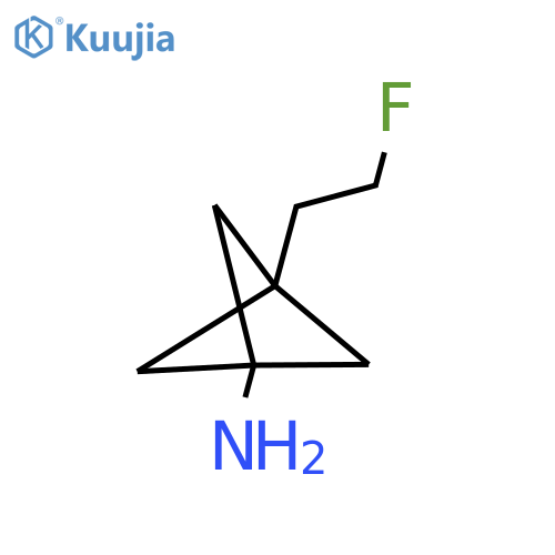 3-(2-Fluoroethyl)bicyclo[1.1.1]pentan-1-amine structure