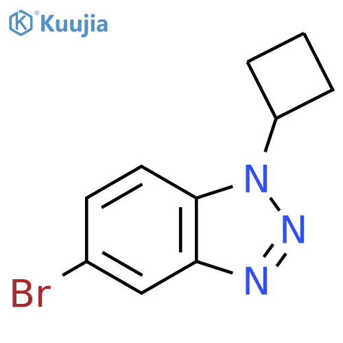 5-bromo-1-cyclobutyl-1H-1,2,3-benzotriazole structure