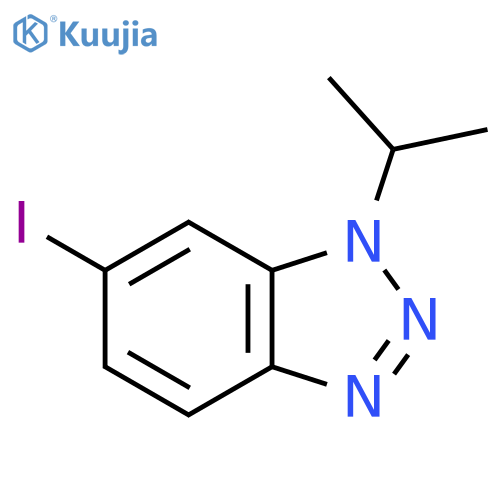 6-iodo-1-(propan-2-yl)-1H-1,2,3-benzotriazole structure