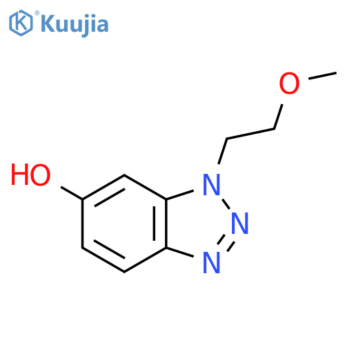 1-(2-methoxyethyl)-1H-1,2,3-benzotriazol-6-ol structure