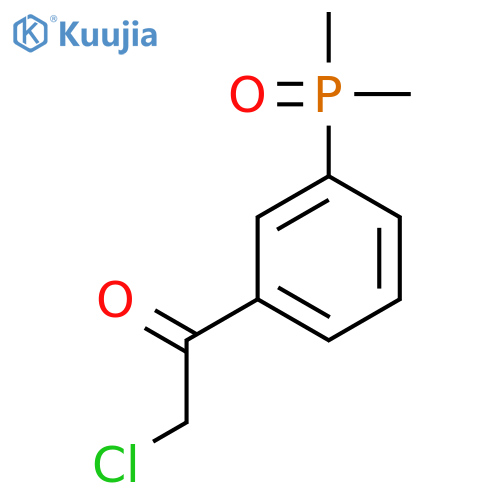 2-Chloro-1-[3-(dimethylphosphoryl)phenyl]ethan-1-one structure