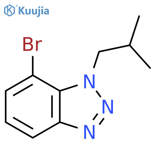 7-Bromo-1-isobutyl-1H-benzo[d][1,2,3]triazole structure
