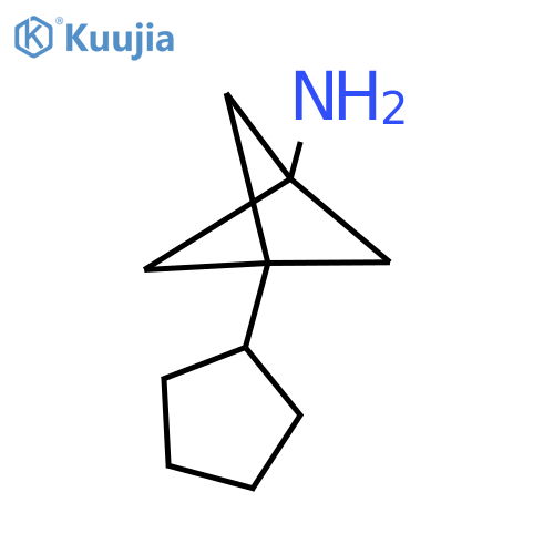3-Cyclopentylbicyclo[1.1.1]pentan-1-amine structure