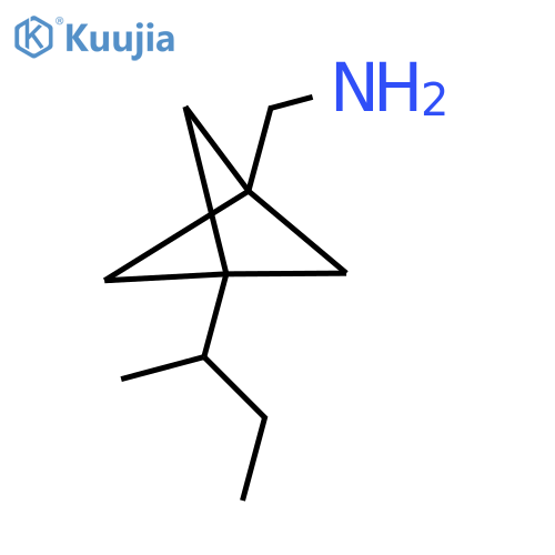 (3-Butan-2-yl-1-bicyclo[1.1.1]pentanyl)methanamine structure