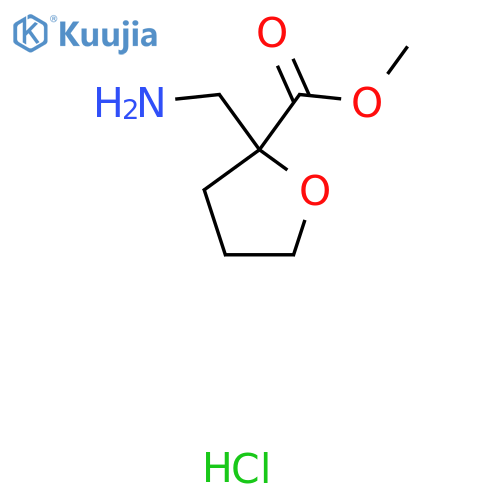 Methyl 2-(aminomethyl)oxolane-2-carboxylate hydrochloride structure