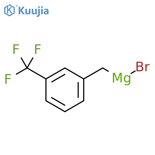 Magnesium, bromo[[3-(trifluoromethyl)phenyl]methyl]- structure