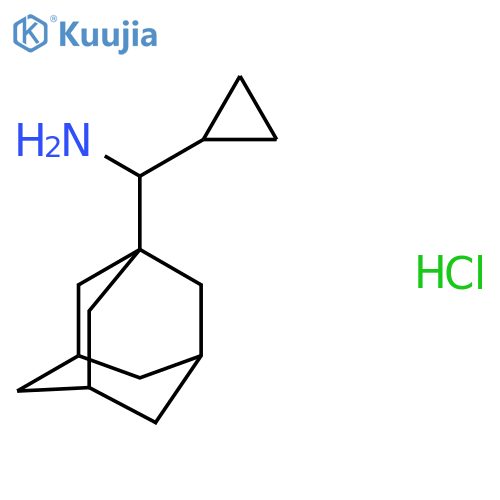 (Adamantan-1-yl)(cyclopropyl)methanamine hydrochloride structure