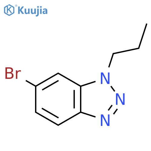 6-bromo-1-propyl-1H-1,2,3-benzotriazole structure