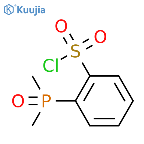 2-(Dimethylphosphoryl)benzene-1-sulfonyl chloride structure
