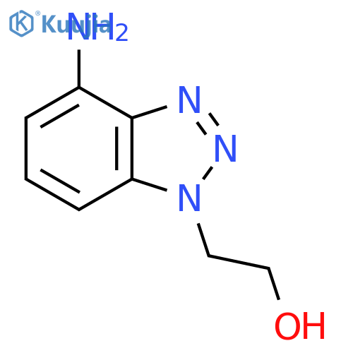 2-(4-amino-1H-1,2,3-benzotriazol-1-yl)ethan-1-ol structure