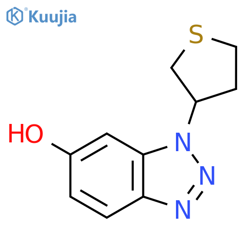 1-(thiolan-3-yl)-1H-1,2,3-benzotriazol-6-ol structure
