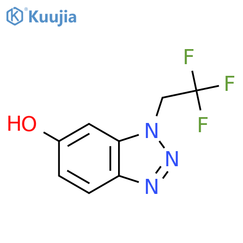 1-(2,2,2-trifluoroethyl)-1H-1,2,3-benzotriazol-6-ol structure