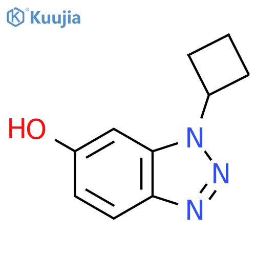 1-cyclobutyl-1H-1,2,3-benzotriazol-6-ol structure
