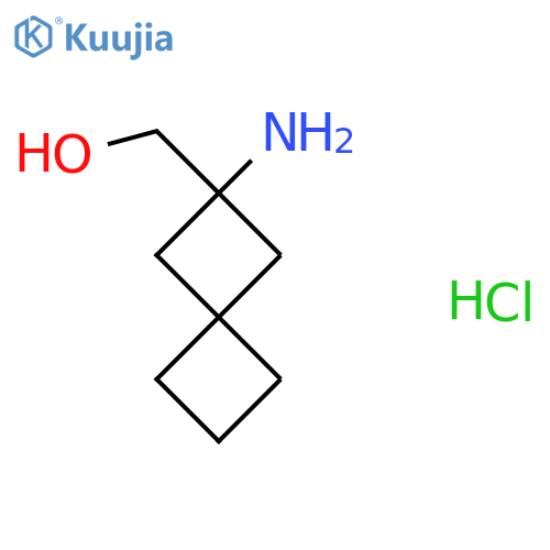 (2-Aminospiro[3.3]heptan-2-yl)methanol;hydrochloride structure