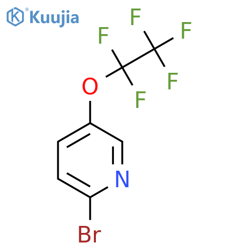 2-Bromo-5-(1,1,2,2,2-pentafluoroethoxy)pyridine structure