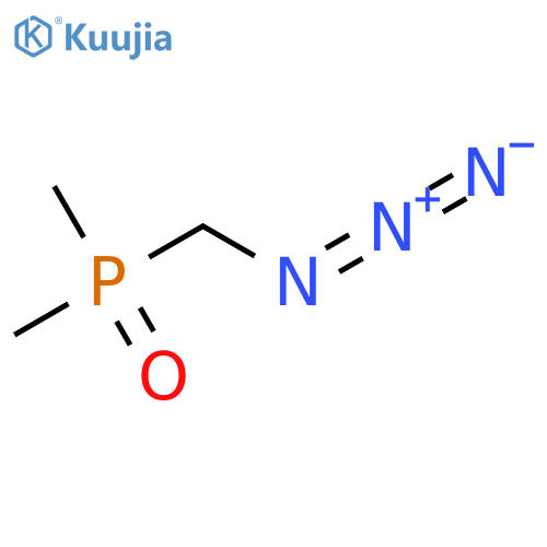 Azido(dimethylphosphoryl)methane structure
