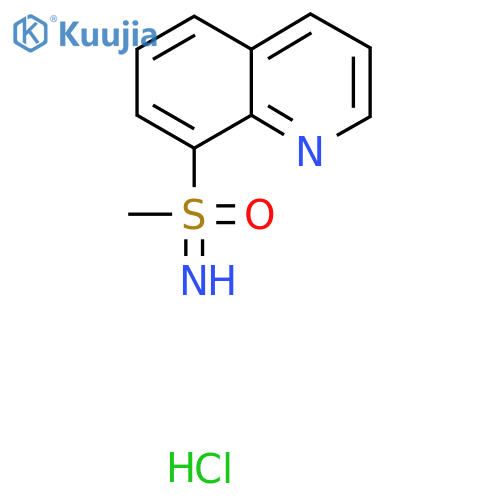 Imino-methyl-oxo-quinolin-8-yl-lambda6-sulfane;hydrochloride structure