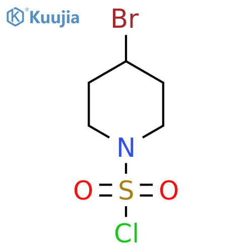 4-Bromopiperidine-1-sulfonyl chloride structure
