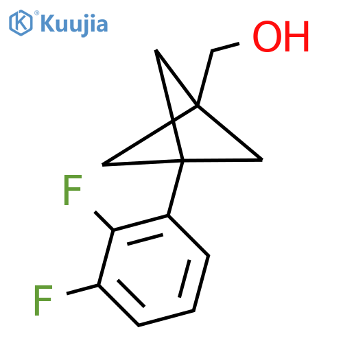 [3-(2,3-Difluorophenyl)-1-bicyclo[1.1.1]pentanyl]methanol structure