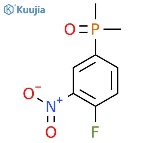 4-Dimethylphosphoryl-1-fluoro-2-nitrobenzene structure