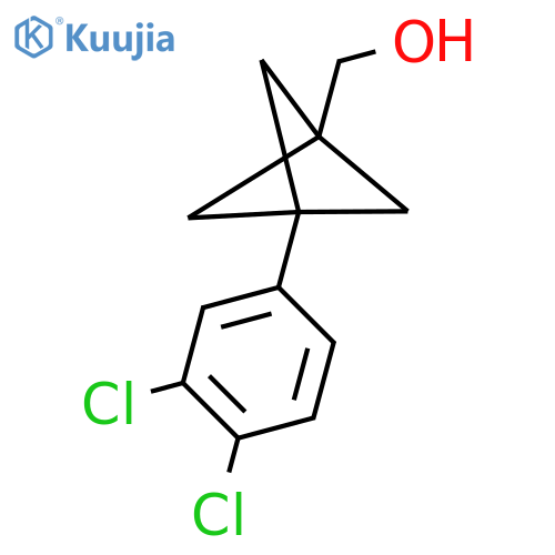 [3-(3,4-Dichlorophenyl)-1-bicyclo[1.1.1]pentanyl]methanol structure