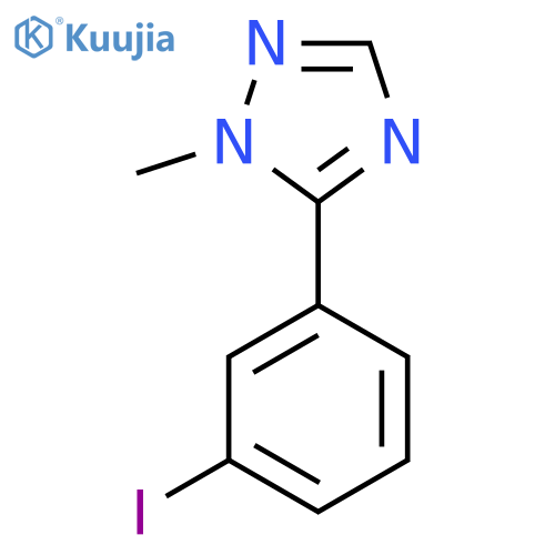 5-(3-Iodophenyl)-1-methyl-1,2,4-triazole structure