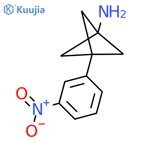 3-(3-Nitrophenyl)bicyclo[1.1.1]pentan-1-amine structure