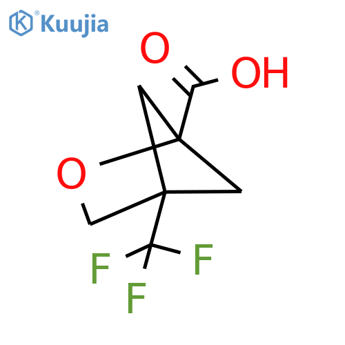 4-(trifluoromethyl)-2-oxabicyclo2.1.1hexane-1-carboxylic acid structure